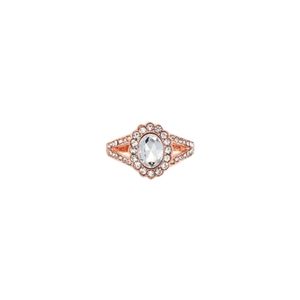 Sparkling Rosette Cocktail Ring Size 6